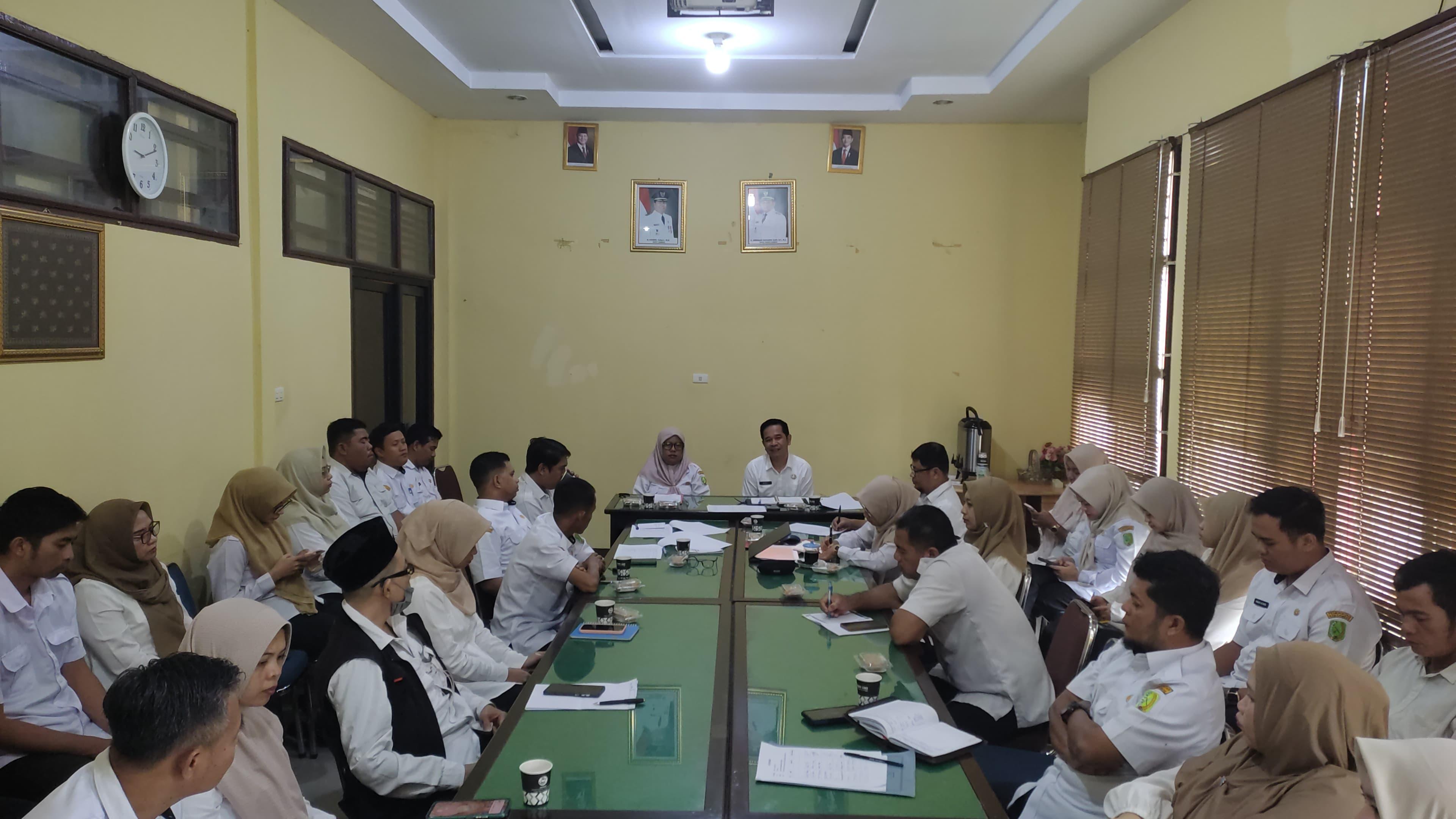 Rapat Evaluasi Kinerja Seluruh ASN Bapperida Kabupaten Sambas