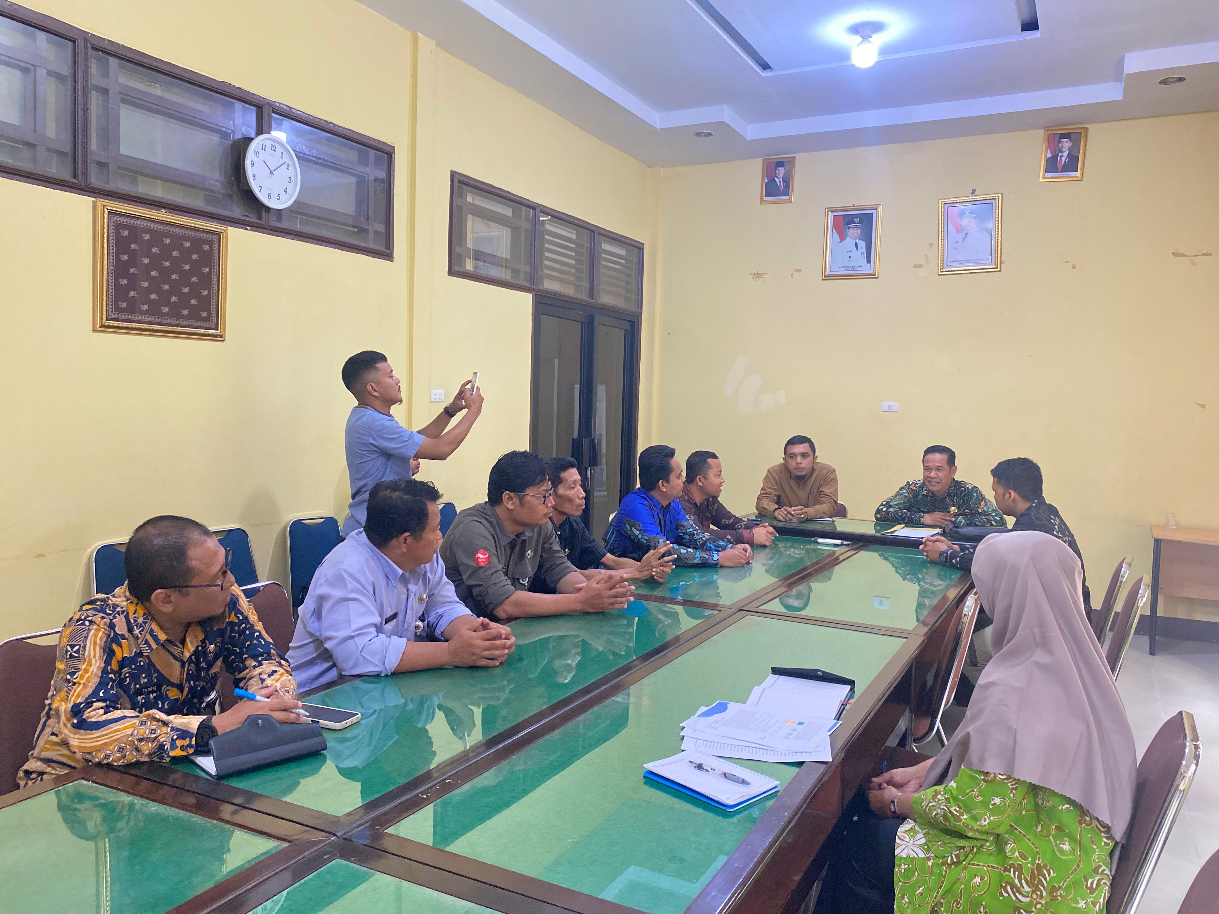 Rapat Pembahasan Indeks demokrasi Indonesia dalam RPJMD bersama KPU